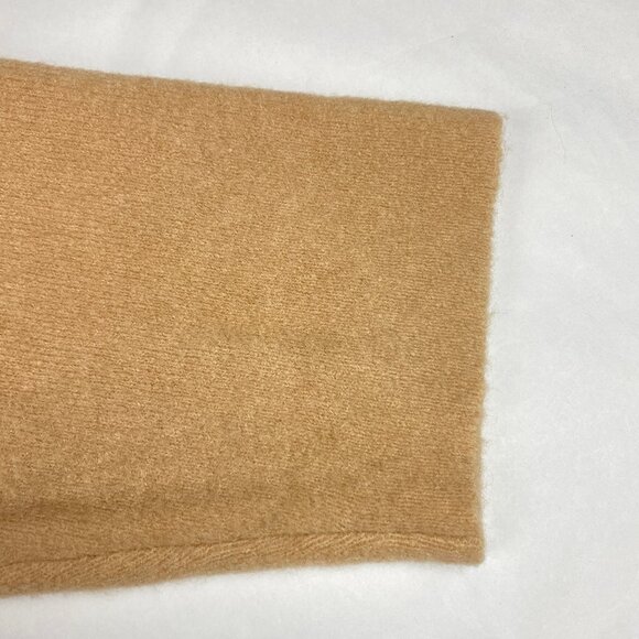 Vince Jacket Women's Size 2X Wool Alpaca Blend Double Breasted Knit Blazer Tan - Picture 6 of 13